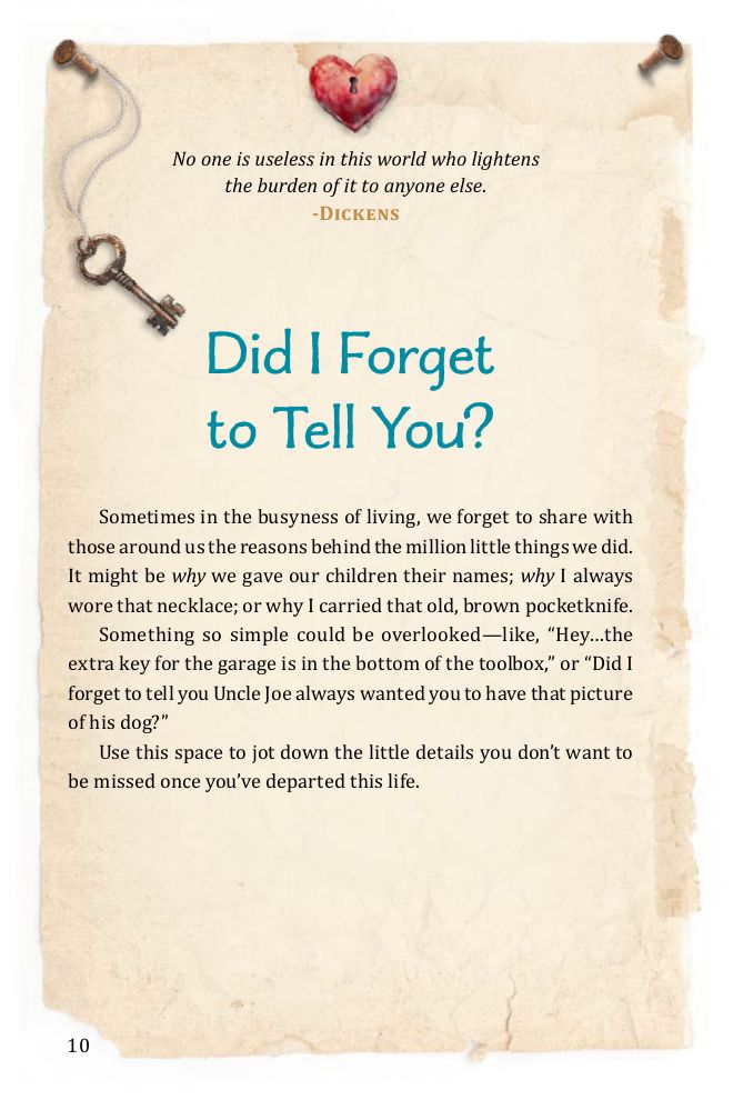 Sample page from the Prepare section